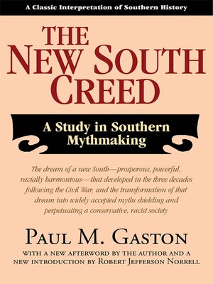 cover image of The New South Creed